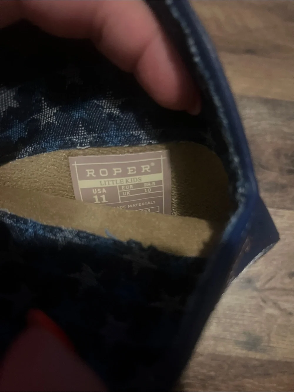 Roper Kids Brown and Blue Western Pull-On Boots